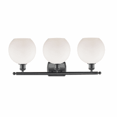 Innovations Athens Bath Vanity - Matte Black - 516-3W-BK-G121