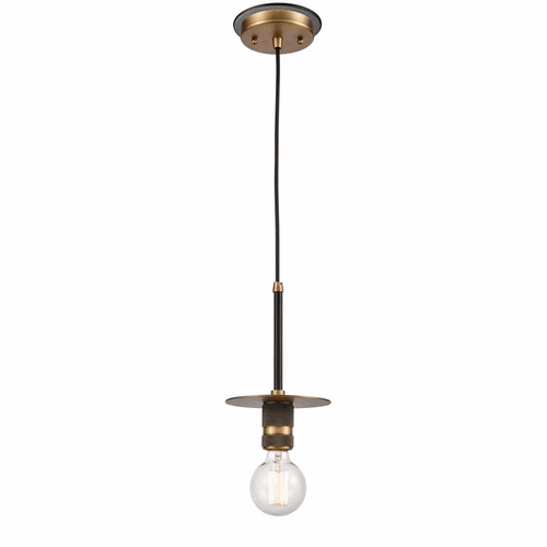 Innovations Aurora 1 Light Mini Pendant - Black Brushed Brass - 431-1P-BBB
