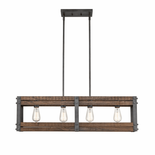 Innovations Austin 4-LT 36" Island Light - Aged Gun Metal - 435-4I-AG