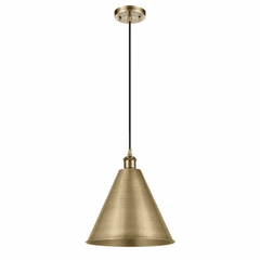 Innovations Ballston Cone 1-LT Mini Pendant - Antique Brass - 516-1P-AB-MBC-16-AB