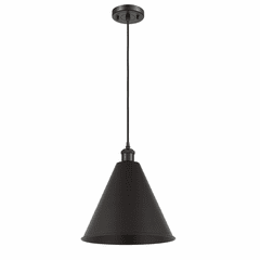 Innovations Ballston Cone 1-LT Mini Pendant - Matte Black - 516-1P-BK-MBC-16-BK