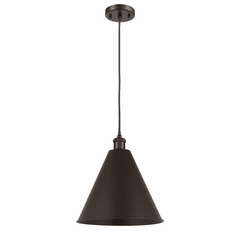 Innovations Ballston Cone 1-LT Mini Pendant - Oil Rubbed Bronze - 516-1P-OB-MBC-16-OB-LED