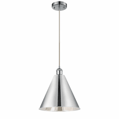 Innovations Ballston Cone 1-LT Mini Pendant - Polished Chrome - 516-1P-PC-MBC-16-PC-LED