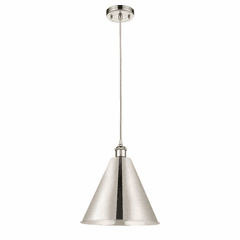 Innovations Ballston Cone 1-LT Mini Pendant - Polished Nickel - 516-1P-PN-MBC-16-PN-LED