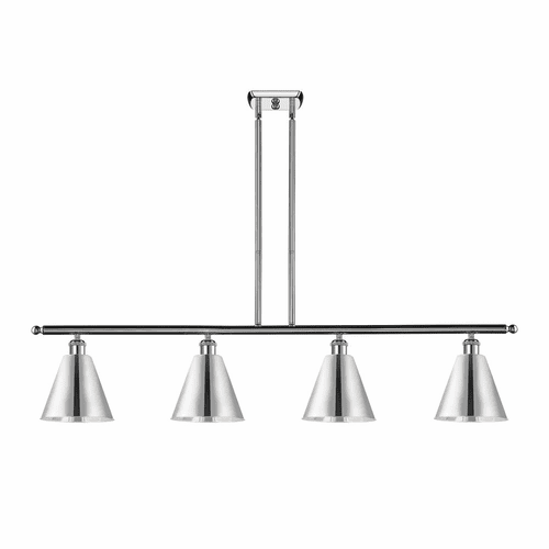 Innovations Ballston Cone 4-LT Island Light - Polished Chrome - 516-4I-PC-MBC-8-PC-LED