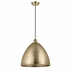Innovations Ballston Dome 1-LT Mini Pendant - Antique Brass - 516-1P-AB-MBD-16-AB