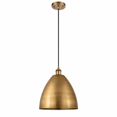 Innovations Ballston Dome 1-LT Mini Pendant - Brushed Brass - 516-1P-BB-MBD-12-BB