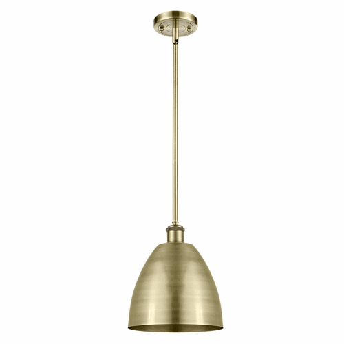 Innovations Ballston Dome 1-LT Pendant - Antique Brass - 516-1S-AB-MBD-9-AB