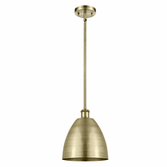 Innovations Ballston Dome 1-LT Pendant - Antique Brass - 516-1S-AB-MBD-9-AB Innovations Ballston Dome 1-LT Pendant - Antique Brass - 516-1S-AB-MBD-9-AB