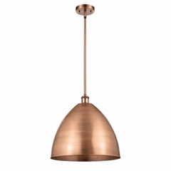 Innovations Ballston Dome 1-LT Pendant - Antique Copper - 516-1S-AC-MBD-16-AC-LED Innovations Ballston Dome 1-LT Pendant - Antique Copper - 516-1S-AC-MBD-16-AC-LED