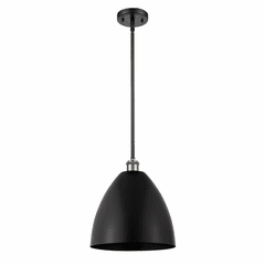 Innovations Ballston Dome 1-LT Pendant - Black Antique Brass - 516-1S-BAB-MBD-12-BK