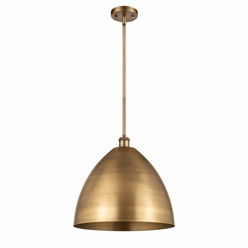 Innovations Ballston Dome 1-LT Pendant - Brushed Brass - 516-1S-BB-MBD-16-BB