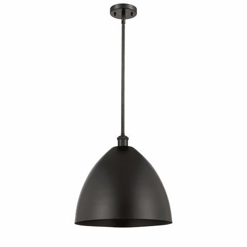 Innovations Ballston Dome 1-LT Pendant - Matte Black - 516-1S-BK-MBD-16-BK