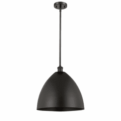 Innovations Ballston Dome 1-LT Pendant - Matte Black - 516-1S-BK-MBD-16-BK