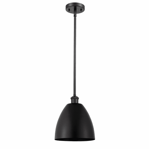Innovations Ballston Dome 1-LT Pendant - Matte Black - 516-1S-BK-MBD-9-BK