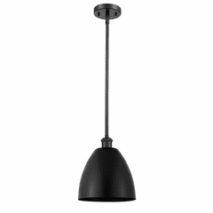 Innovations Ballston Dome 1-LT Pendant - Matte Black - 516-1S-BK-MBD-9-BK