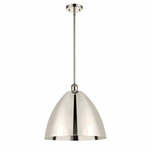 Innovations Ballston Dome 1-LT Pendant - Polished Nickel - 516-1S-PN-MBD-16-PN