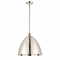 Innovations Ballston Dome 1-LT Pendant - Polished Nickel - 516-1S-PN-MBD-16-PN-LED