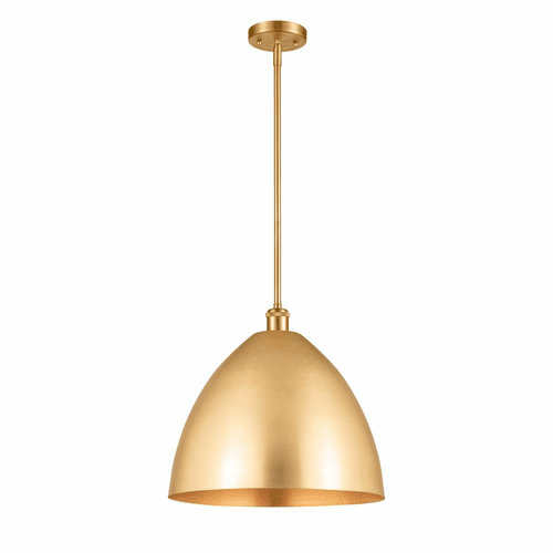 Innovations Ballston Dome 1-LT Pendant - Satin Gold - 516-1S-SG-MBD-16-SG