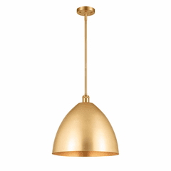 Innovations Ballston Dome 1-LT Pendant - Satin Gold - 516-1S-SG-MBD-16-SG