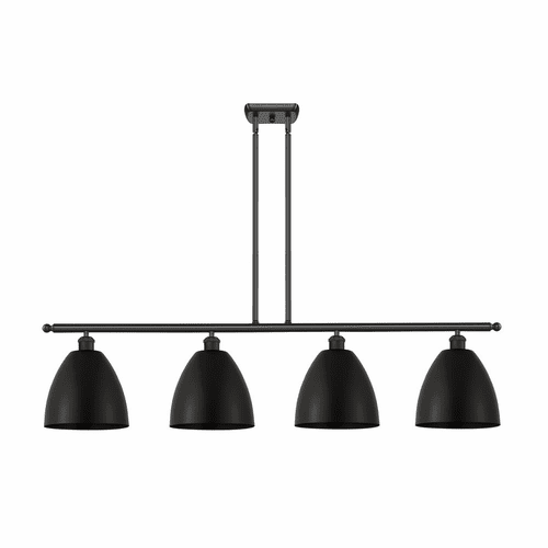 Innovations Ballston Dome 4-LT Island Light - Matte Black - 516-4I-BK-MBD-9-BK-LED