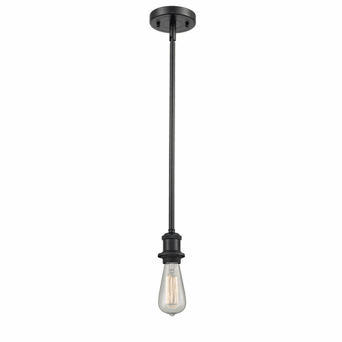 Innovations Bare Bulb Mini Pendant - Matte Black - 516-1S-BK