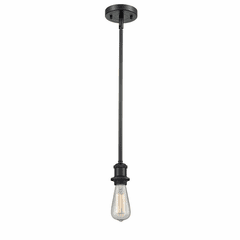Innovations Bare Bulb Mini Pendant - Matte Black - 516-1S-BK