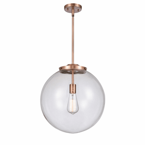 Innovations Beacon 1-LT 16" Pendant - Antique Copper - 221-1S-AC-G202-16-LED