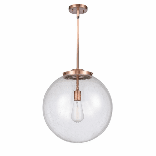Innovations Beacon 1-LT 16" Pendant - Antique Copper - 221-1S-AC-G204-16-LED