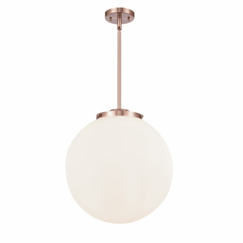 Innovations Beacon 1-LT 16" Pendant - Antique Copper - 221-3S-AC-G201-16