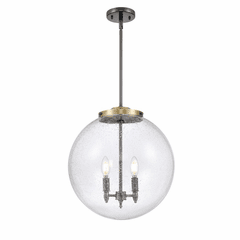 Innovations Beacon 1-LT 16" Pendant - Black Antique Brass - 221-3S-BAB-G204-16