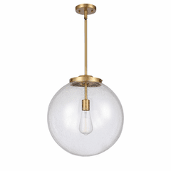 Innovations Beacon 1-LT 16" Pendant - Brushed Brass - 221-1S-BB-G204-16