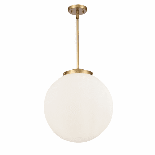 Innovations Beacon 1-LT 16" Pendant - Brushed Brass - 221-3S-BB-G201-16