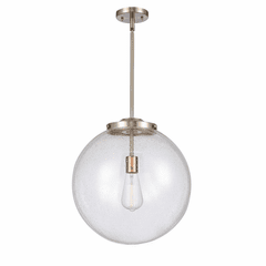 Innovations Beacon 1-LT 16" Pendant - Brushed Satin Nickel - 221-1S-SN-G204-16-LED