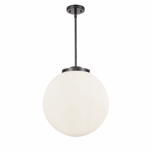 Innovations Beacon 1-LT 16" Pendant - Matte Black - 221-3S-BK-G201-16