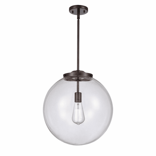Innovations Beacon 1-LT 16" Pendant - Oil Rubbed Bronze - 221-1S-OB-G202-16-LED
