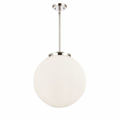Innovations Beacon 1-LT 16" Pendant - Polished Nickel - 221-3S-PN-G201-16