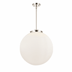 Innovations Beacon 1-LT 18" LED Pendant - Polished Nickel - 221-3S-PN-G201-18-LED