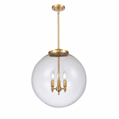 Innovations Beacon 1-LT 18" LED Pendant - Satin Gold - 221-3S-SG-G202-18-LED
