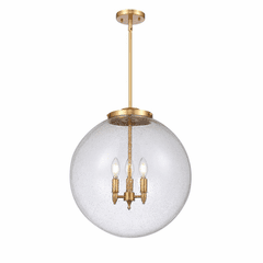 Innovations Beacon 1-LT 18" LED Pendant - Satin Gold - 221-3S-SG-G204-18-LED