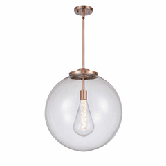 Innovations Beacon 1-LT 18" Pendant - Antique Copper - 221-1S-AC-G202-18