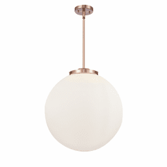 Innovations Beacon 1-LT 18" Pendant - Antique Copper - 221-3S-AC-G201-18-LED