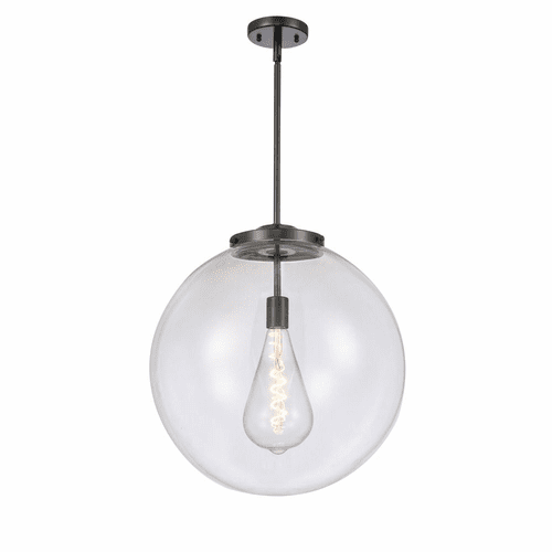 Innovations Beacon 1-LT 18" Pendant - Matte Black - 221-1S-BK-G202-18