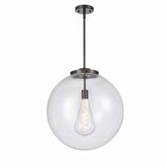 Innovations Beacon 1-LT 18" Pendant - Matte Black - 221-1S-BK-G204-18
