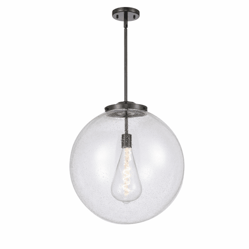 Innovations Beacon 1-LT 18" Pendant - Matte Black - 221-1S-BK-G204-18-LED