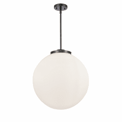 Innovations Beacon 1-LT 18" Pendant - Matte Black - 221-3S-BK-G201-18-LED