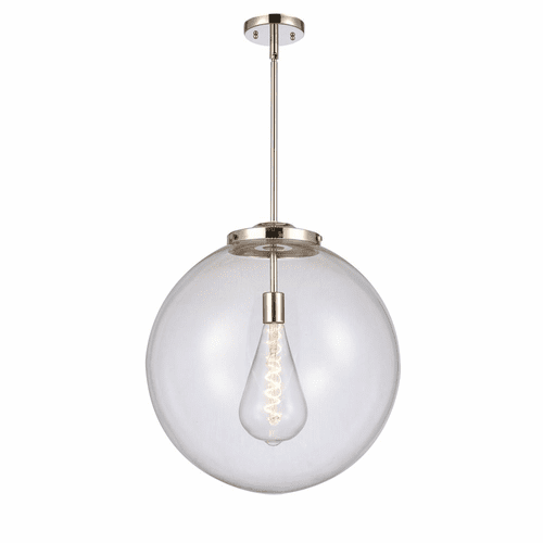Innovations Beacon 1-LT 18" Pendant - Polished Nickel - 221-1S-PN-G202-18-LED