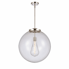 Innovations Beacon 1-LT 18" Pendant - Polished Nickel - 221-1S-PN-G202-18-LED