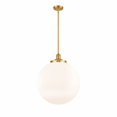 Innovations Beacon 1-LT 18" Pendant - Satin Gold - 201S-SG-G201-18