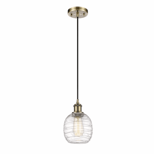 Innovations Belfast 1-LT Mini Pendant - Antique Brass - 516-1P-AB-G1013